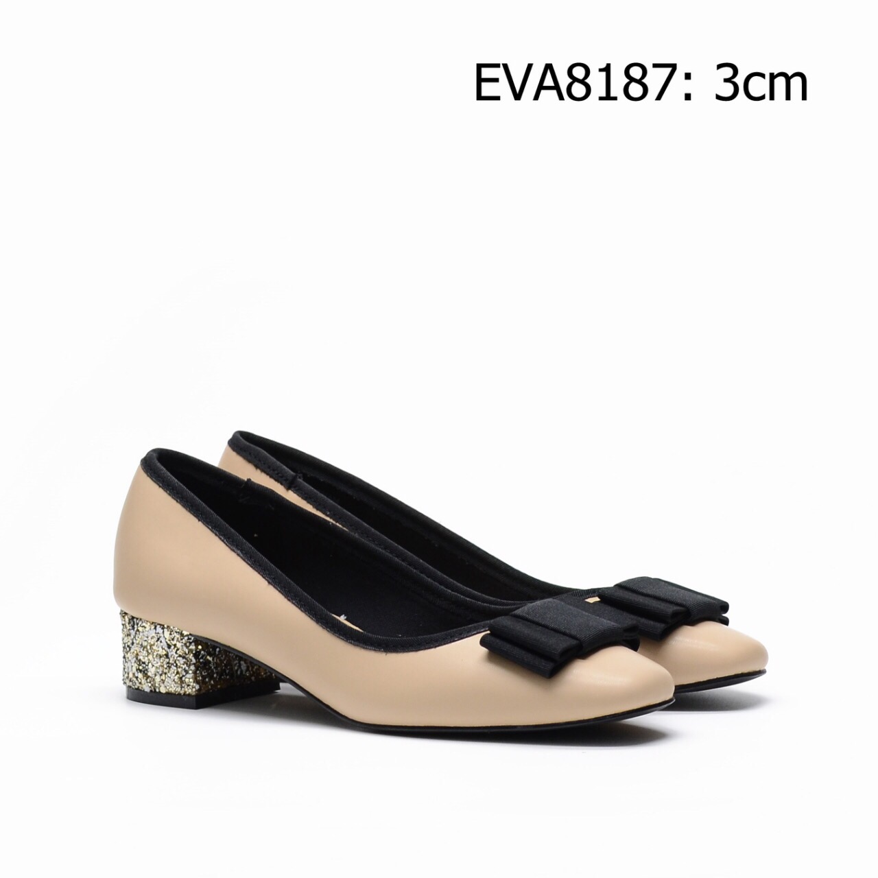 Giày công sở nữ tính EVA8187 phối nơ xinh